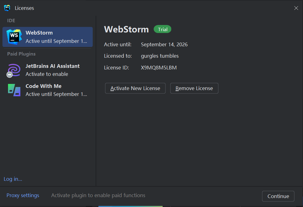 WebStorm 2024.1安装激活教程（附激活码，亲测有效）