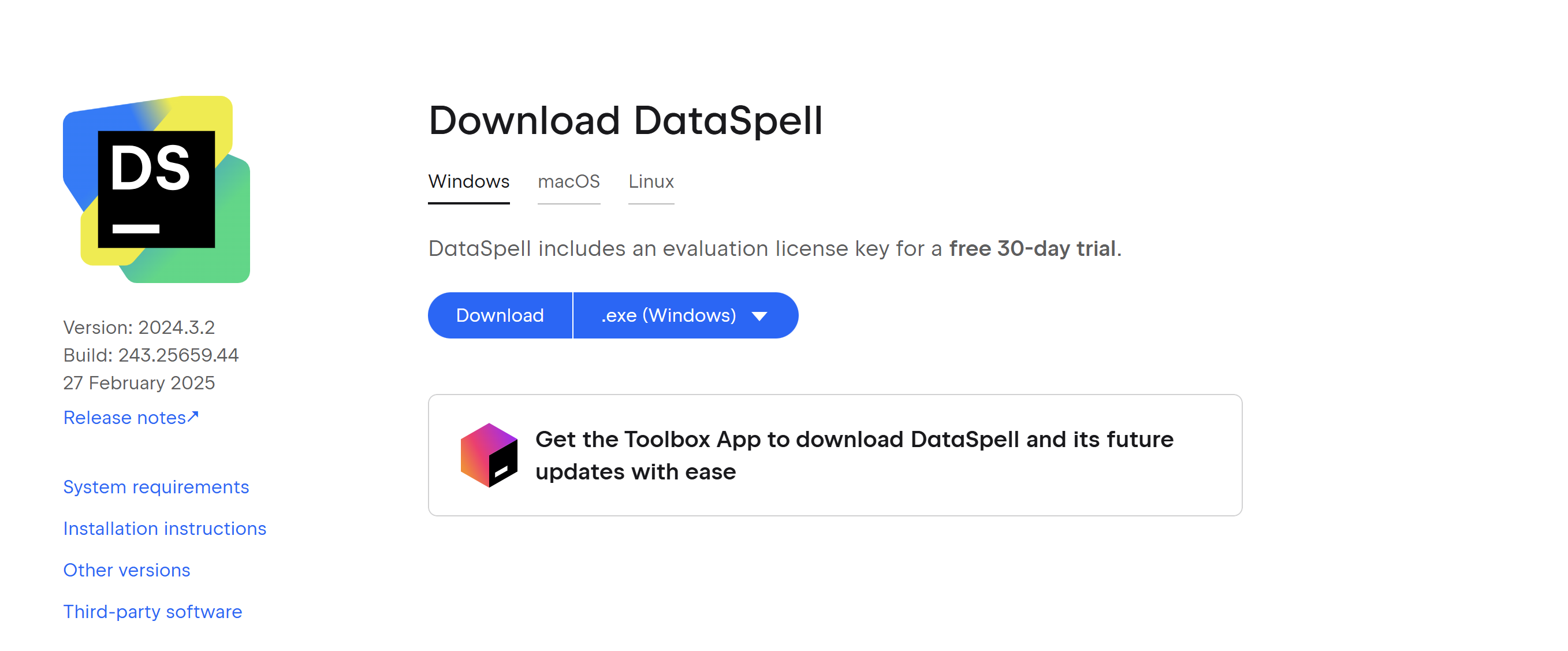 2024.3.2 DataSpell激活教程(亲测有效,附激活码)