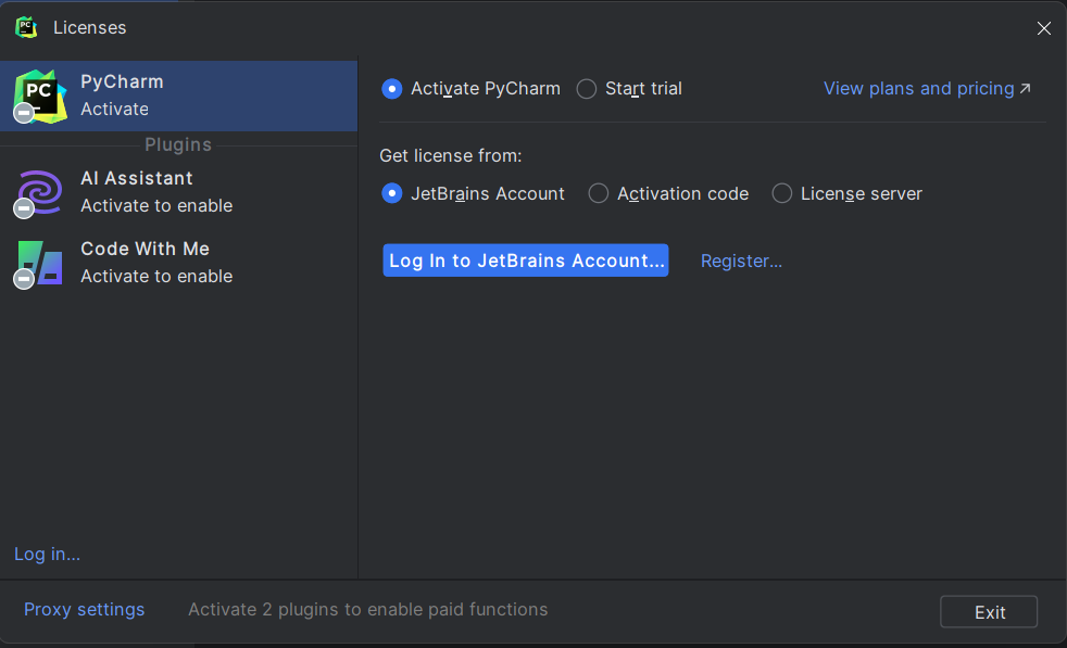 Pycharm 2023.3.2 最新激活破解教程(附激活码,亲测有效)
