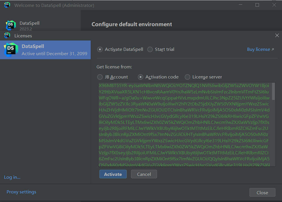 DataSpell 2023.x 激活破解教程