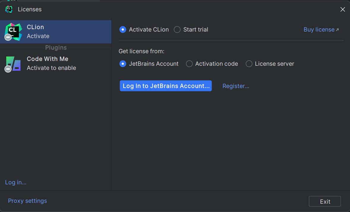 CLion 2023.2.1 激活破解教程
