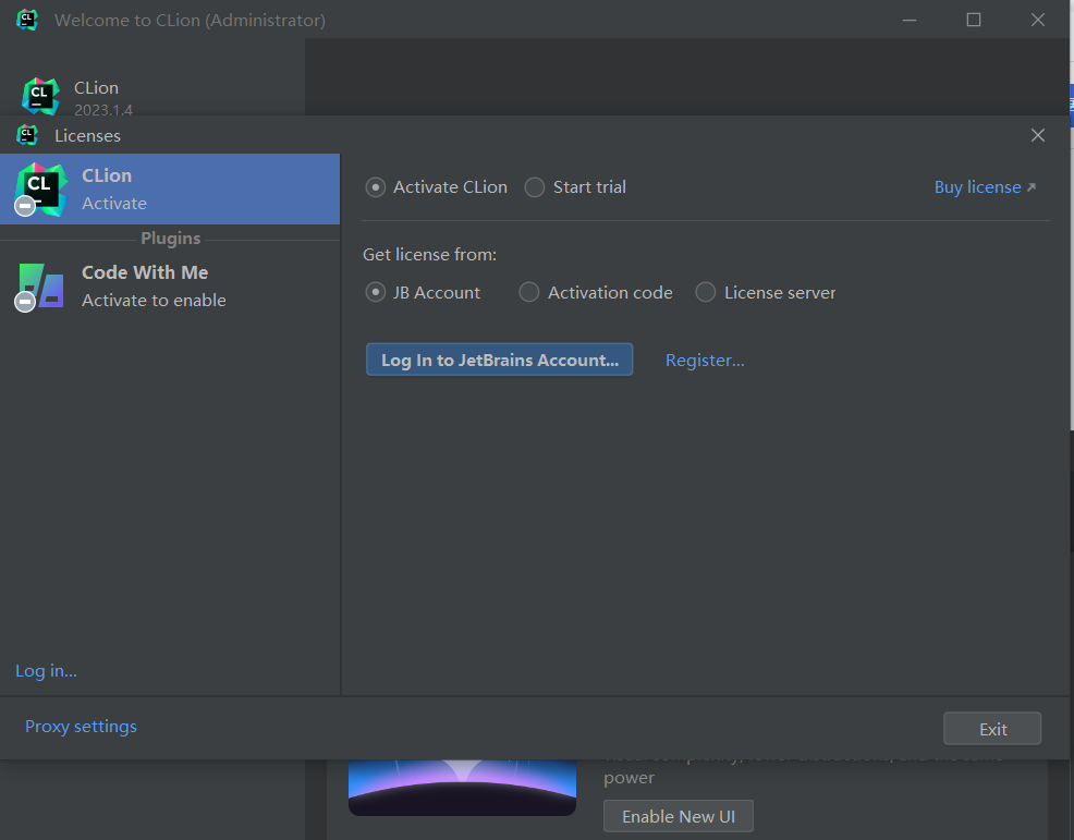 CLion 2023.2 激活破解教程