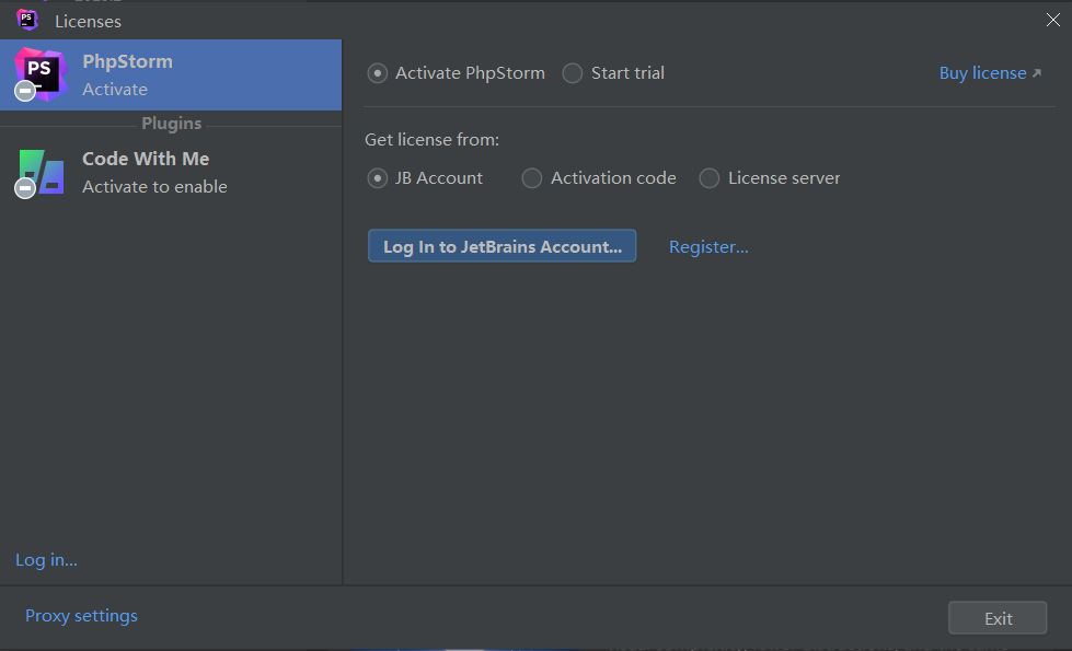 PhpStorm 2023.2 激活破解教程