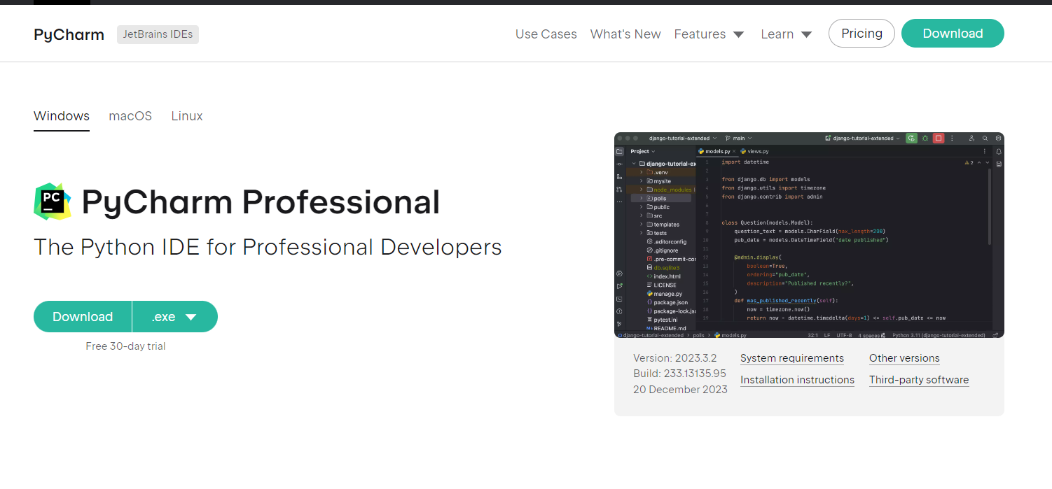 Pycharm 2023.3.2 最新激活破解教程（附激活码，亲测有效）