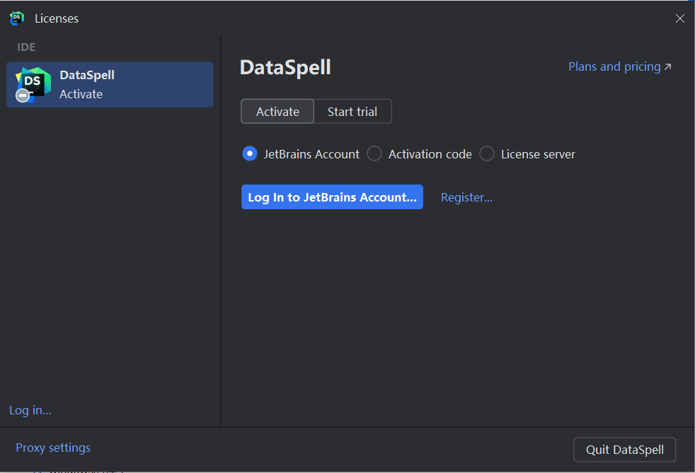 DataSpell 2024.1 激活破解教程(亲测有效)