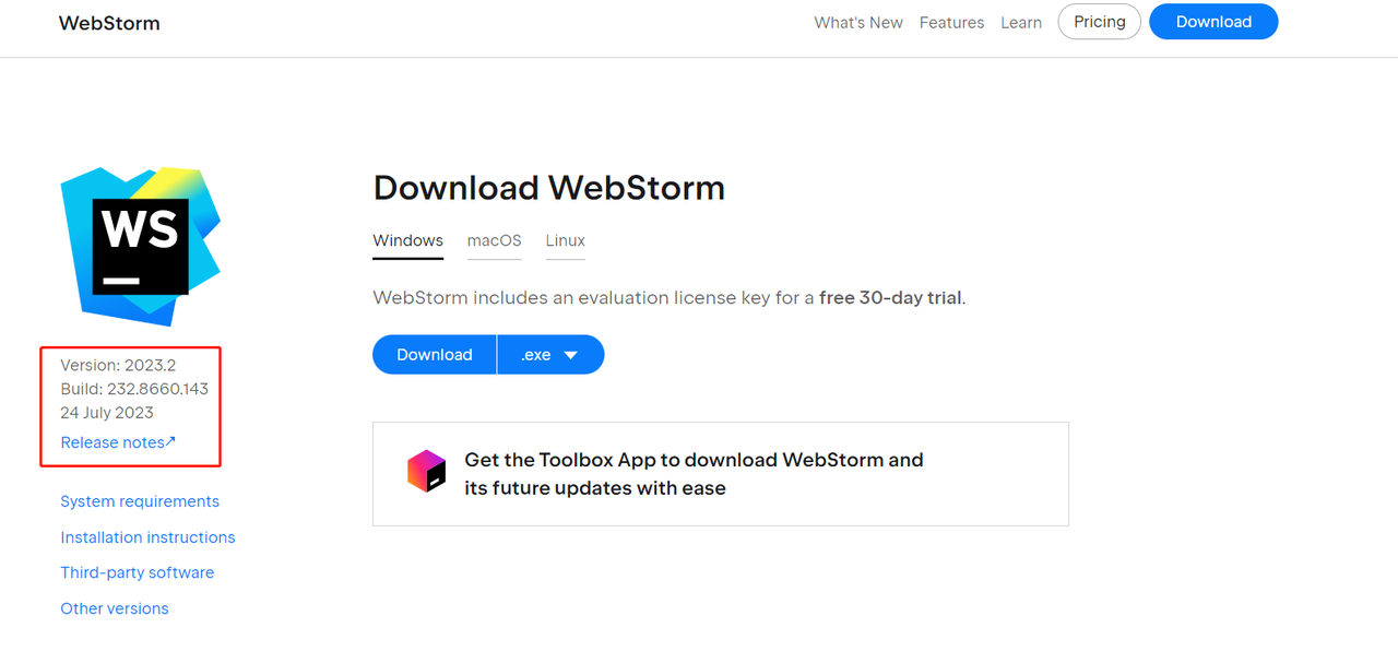 Webstorm 2023.2 激活破解教程