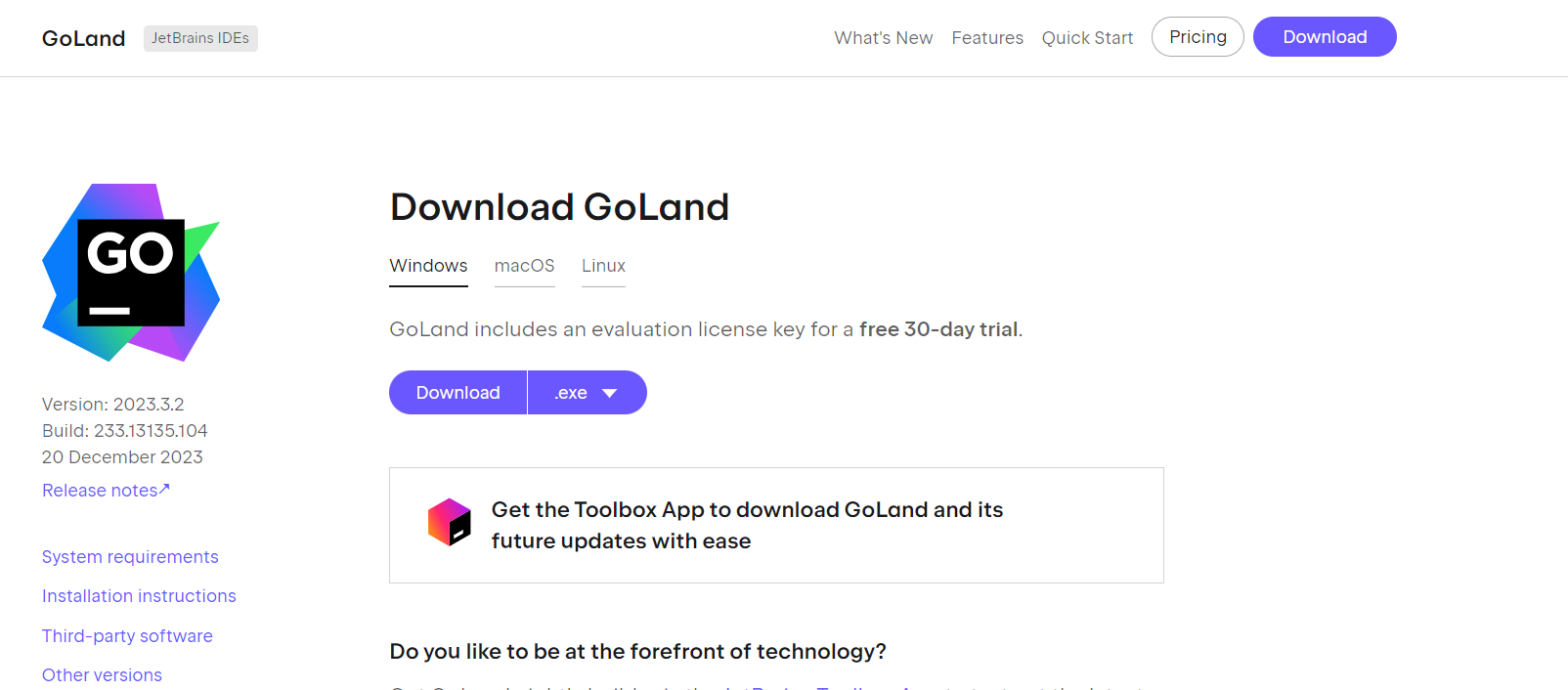GoLand 2023.3 激活破解教程