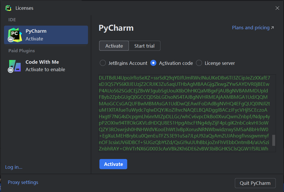 Pycharm 2024.1 最新激活破解教程(附激活码,亲测有效)