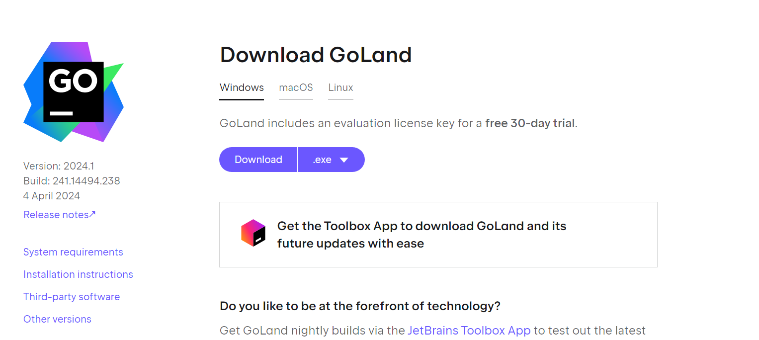 GoLand 2024.1 激活破解教程