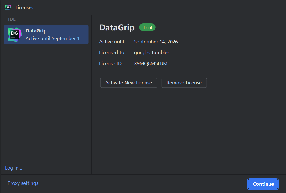 DataGrip 2024.1激活破解教程（附激活码，亲测有效）