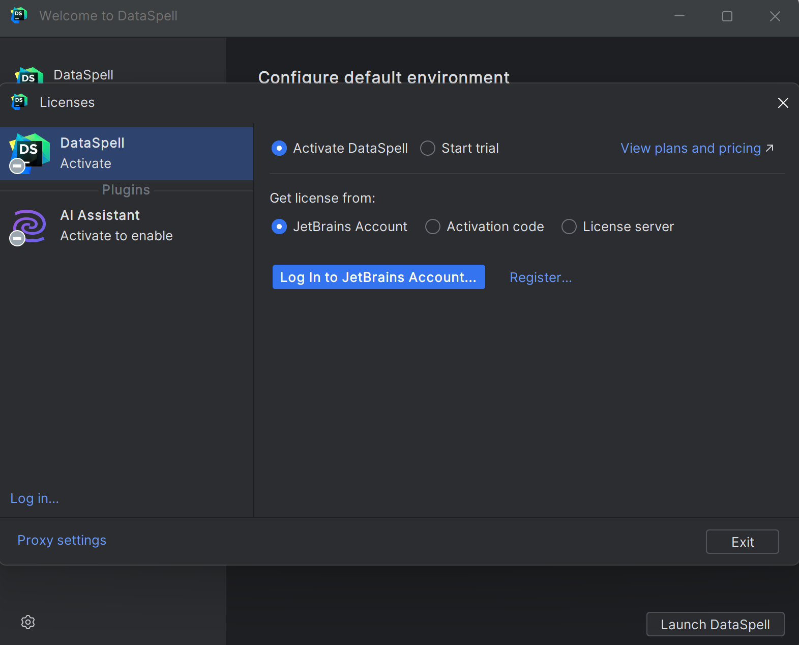 2024.3.2 DataSpell激活教程(亲测有效,附激活码)