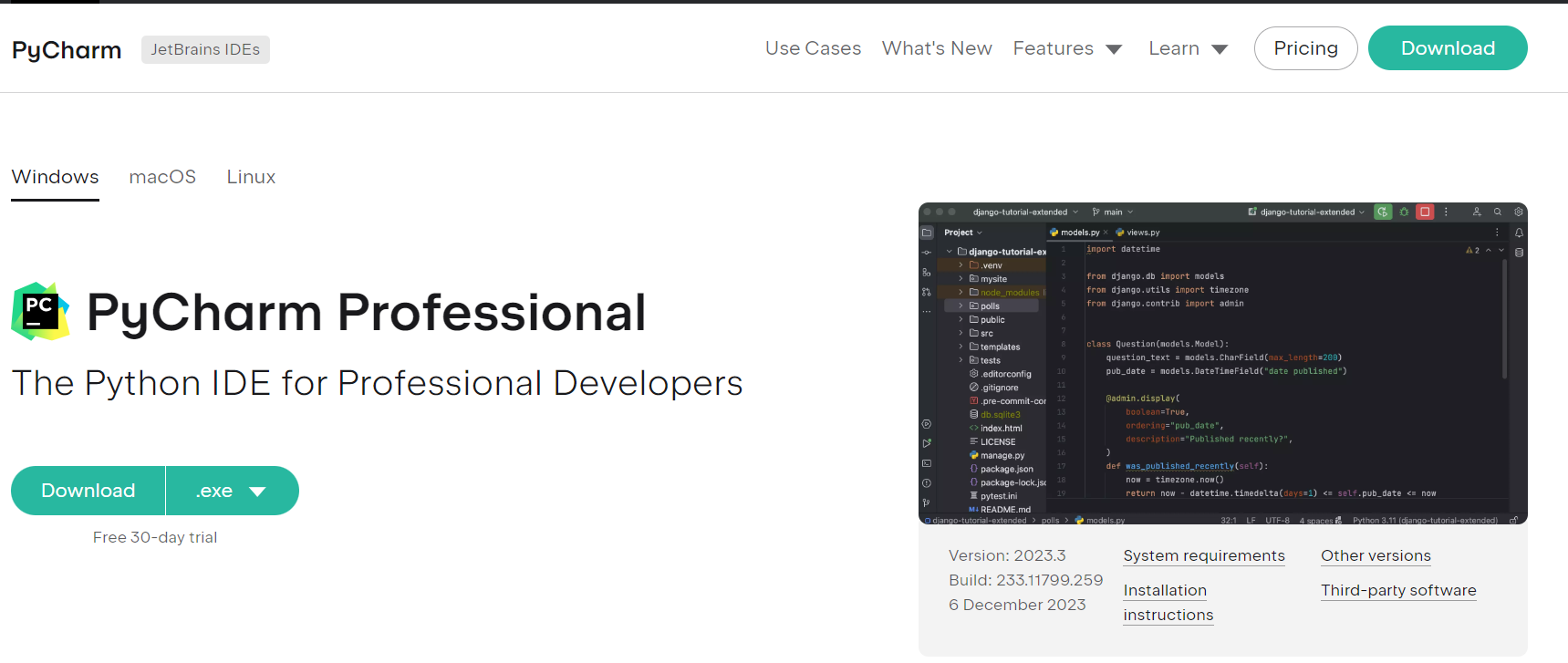 Pycharm 2023.3 最新激活破解教程（附激活码，亲测有效）