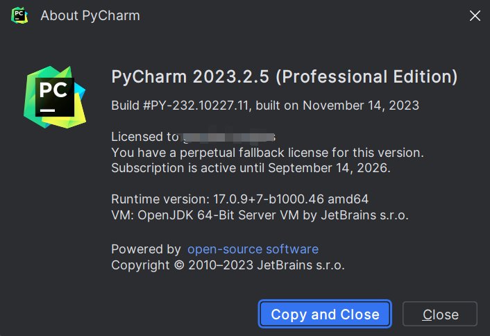 Pycharm 2023.2.5 最新激活破解教程（附激活码，亲测有效）